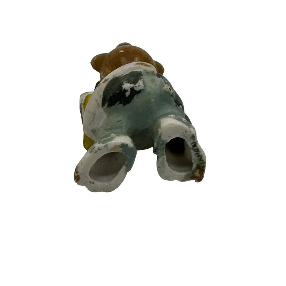 Vintage Disney Figurine‎ Honest John Fox Pinocchio Ceramic Cold Paint Japan 2.5